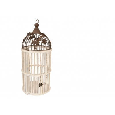 cage à oiseaux en bois