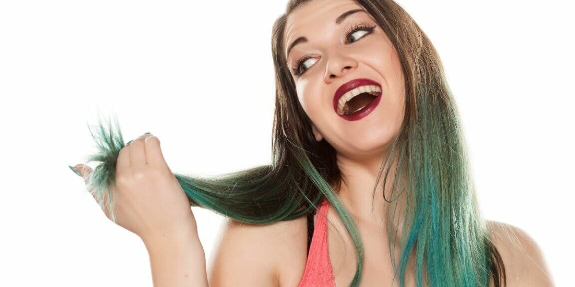 Cheveux verts