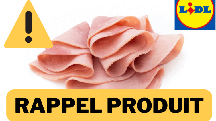 Rappel produit jambon blanc Lidl