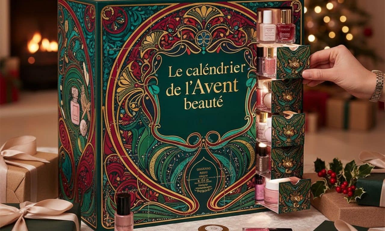image d'un calendrier de l'avent beauté élégant